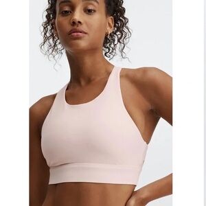 Fabletics No Bounce Sports Bra - Light Pink